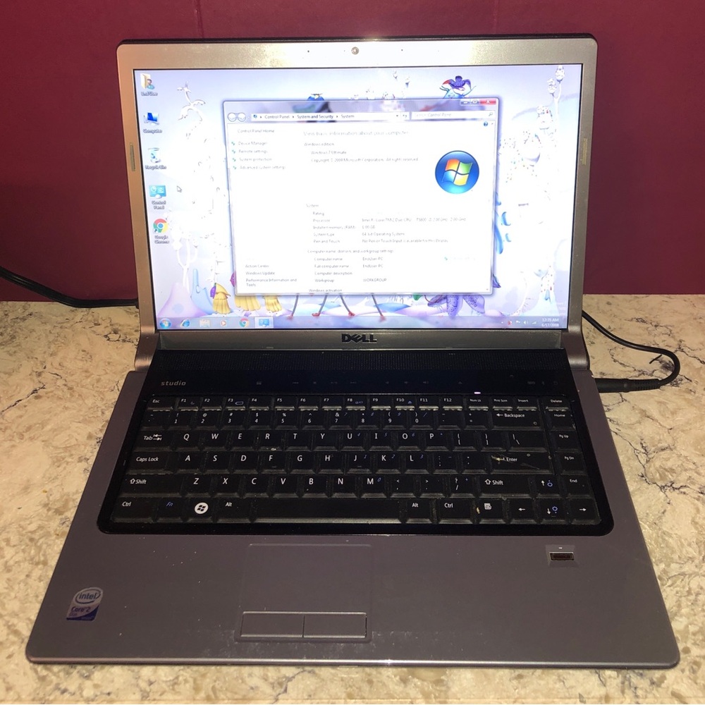 Dell Studio Intel Core2 Duo Laptop with Bag